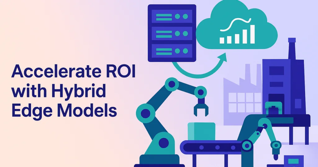 Hybrid edge and cloud model optimizes manufacturing operations for faster analytics, improved cost efficiency, and digital transformation.